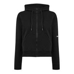 Reebok Women's Dreamblend Cotton Zipped Performance Hoodie Black