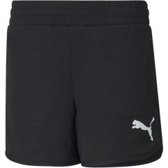 Puma Woven Shorts Girls Black