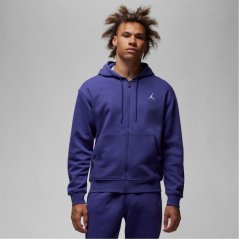 Air Jordan Essentials Men's Full-Zip Fleece Hoodie Purple/White