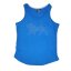 Lonsdale Large Logo Studded Vest Ladies Blue/Lilac