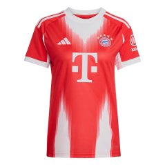 adidas Bayern Munich Home Shirt 2025 2026 Womens Red