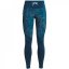 Under Armour Out Run the Cold Womens Running Tight Petrol Blue