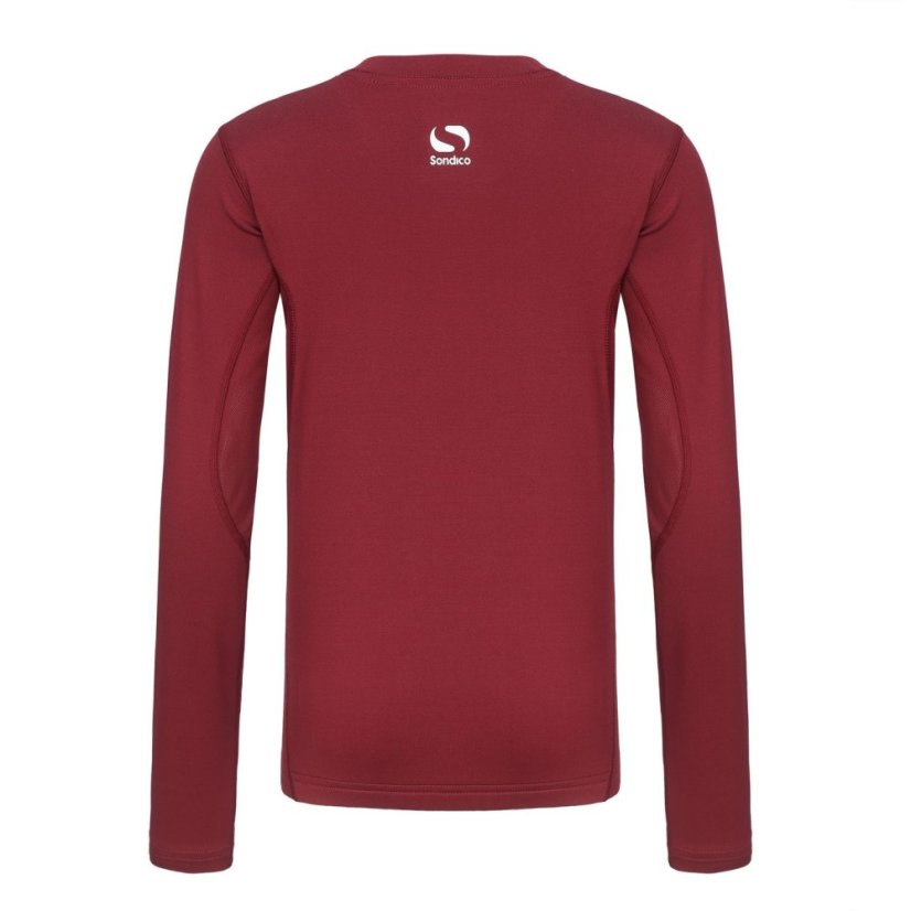 Sondico Long Sleeved Core Base Layer Junior Burgundy