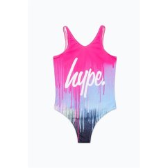 Hype Script Swimsuit Jn99 Pink Drip