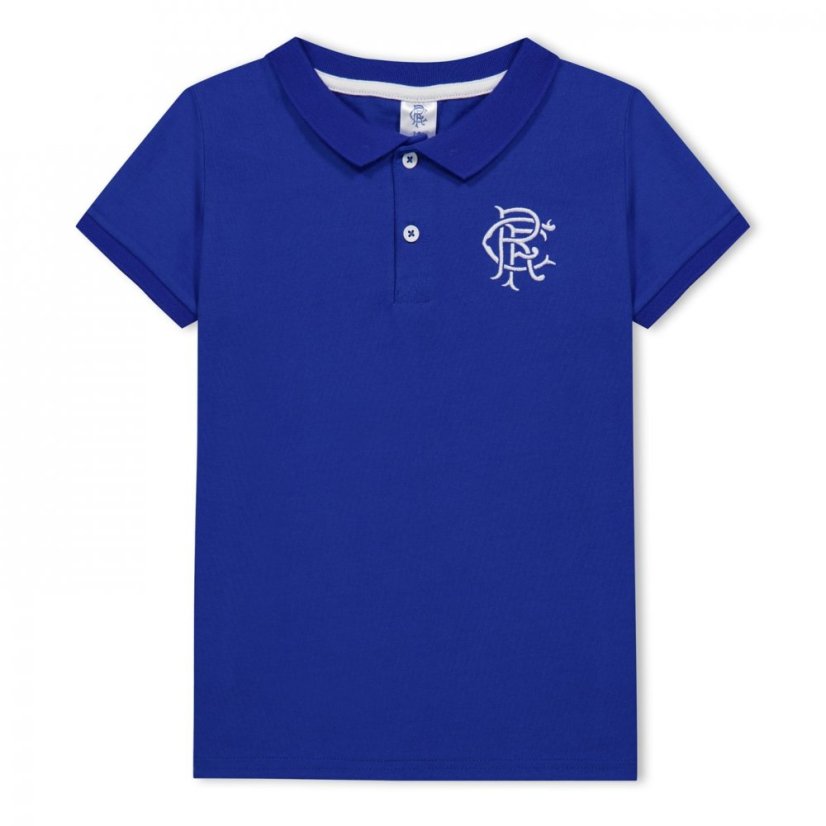 Castore Unisex Kids' Licenced Polo Shirt Blue
