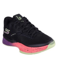 Skechers Goodyear Basketball Trainers Mens Black/Pink