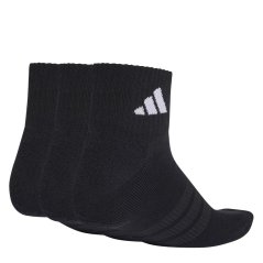 adidas Cushioned Sportswear Ankle Socks 3 Pairs Black