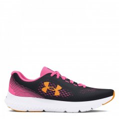 Under Armour Rogue 4 Running Shoes Junior Girls Blk/FPink/Norng