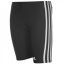 adidas Boys Fitness 3-Stripes Swim Jammer Black/White