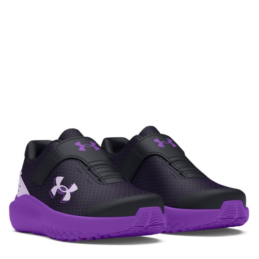 Under Armour Surge 4 AC Running Shoes Infant Girls Black