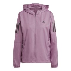 adidas Own The Run Hooded Running Windbreaker Pink