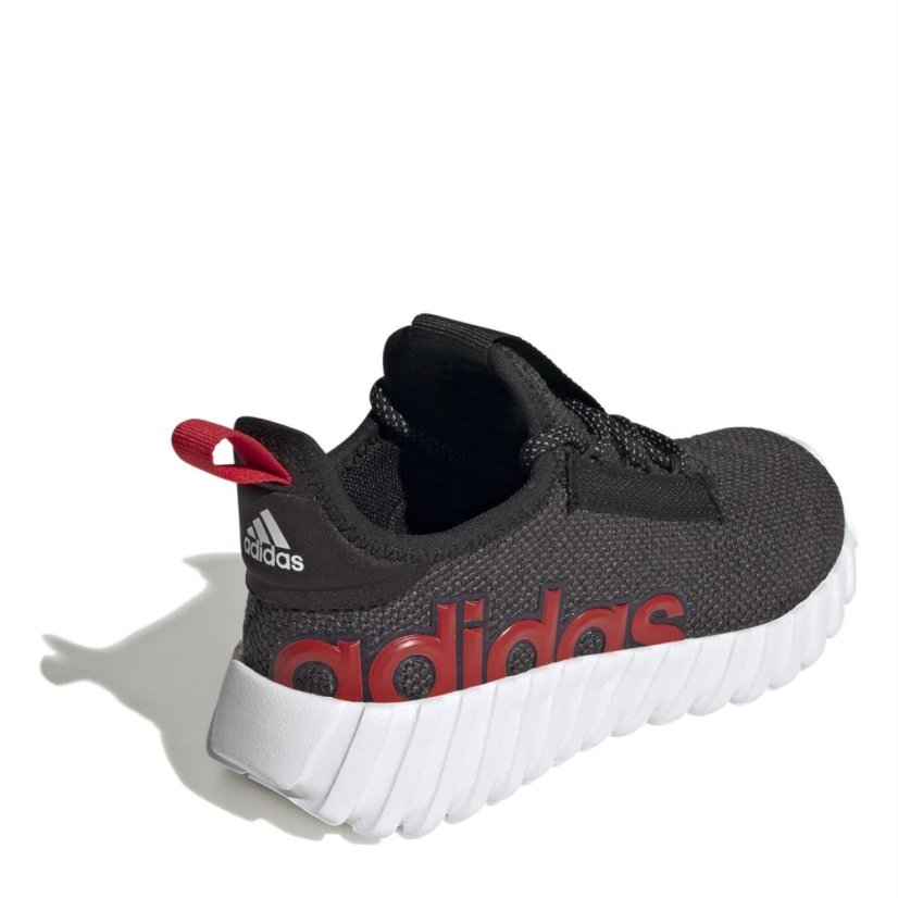 adidas Kaptir 2.0 Junior Boys Trainers Black/Red