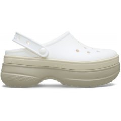 Crocs Men's Classic Stacked Clogs Chalk