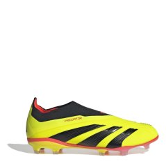 adidas Predator Elite Laceless Juniors Firm Ground Football Boots Green