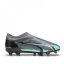 Puma Ultra Match Laceless Junior Firm Ground Football Boots Grey/Wht/Aqua