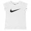 Nike Swoosh T Shirt Infant Girls White