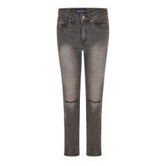 Criminal Damage Women's SOS Ripper Skinny Jeans Grey