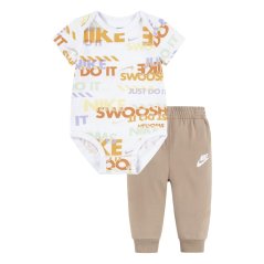 Nike Kids' Playful Explorer All Over Print Pyjama Set Hemp