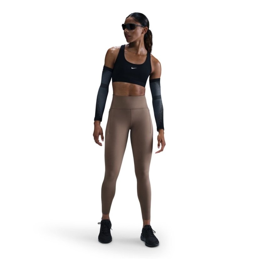 Nike Women's Performance Running Tights MINK BROWN/REFL