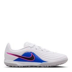 Nike Tiempo Academy Junior Astro Turf Football Boots Blue/Wht/Pink
