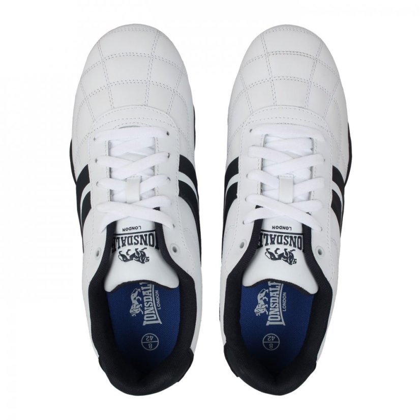 Lonsdale Camden Mens Trainers White/Navy