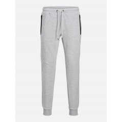 Jack and Jones Will Fusion Joggers Mens Lt Grey Melange