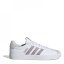 adidas VL Court 3.0 Low Skateboarding Shoes Womens Ftwr White/Pre