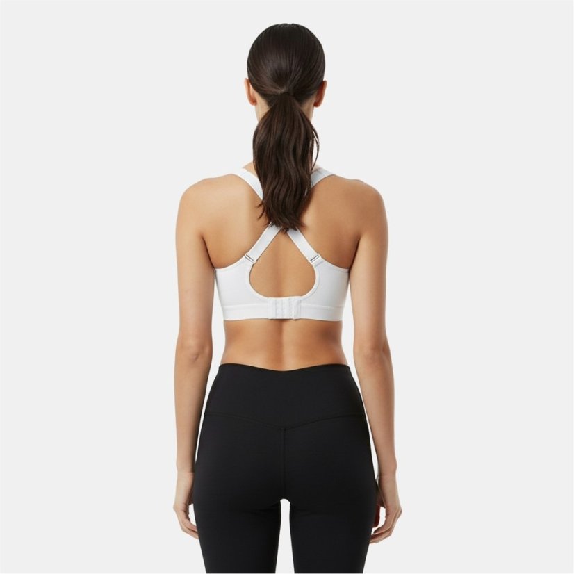 USA Pro High Support Sports Bra White
