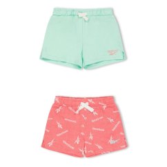 Reebok Kids' Jersey Jogger Shorts Strawberry
