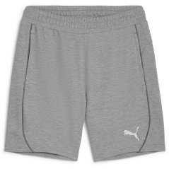 Puma Men's Teamfinal Jersey Jogger Shorts Med Grey Hea