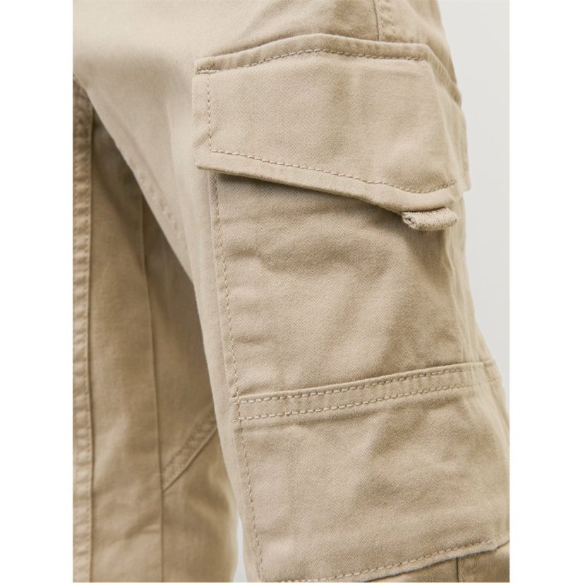 Jack and Jones Paul Flake Slim Stretch Cuffed Cargo Pants Junior Crockery