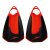 Speedo Adults Fskin Kickfin Swimming Fins Black/Red