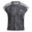 adidas Women's All Over Print Regular Fit T-Shirt Black