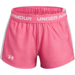 Under Armour Kids' Icon Taping Closed Hem Fleece Joggers Super Pnk/Wht