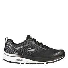 Skechers Women's Slip On Trainers Black/Silver