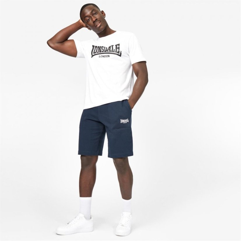 Lonsdale Heavyweight Jersey three quarterTrousers Mens Navy