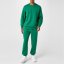 Slazenger Fleece Crew Sweater Mens Green