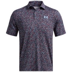 Under Armour Men's Playoff Short-Sleeve Performance Polo Shirt Blue