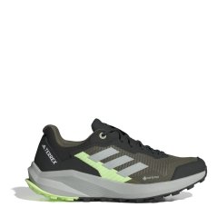 adidas Terrex Trail Rider Gore-Tex Trail pánské běžecké boty Olive Strata