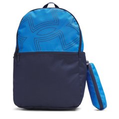 Under Armour Adults Essential Print Backpack Blue Atlantis