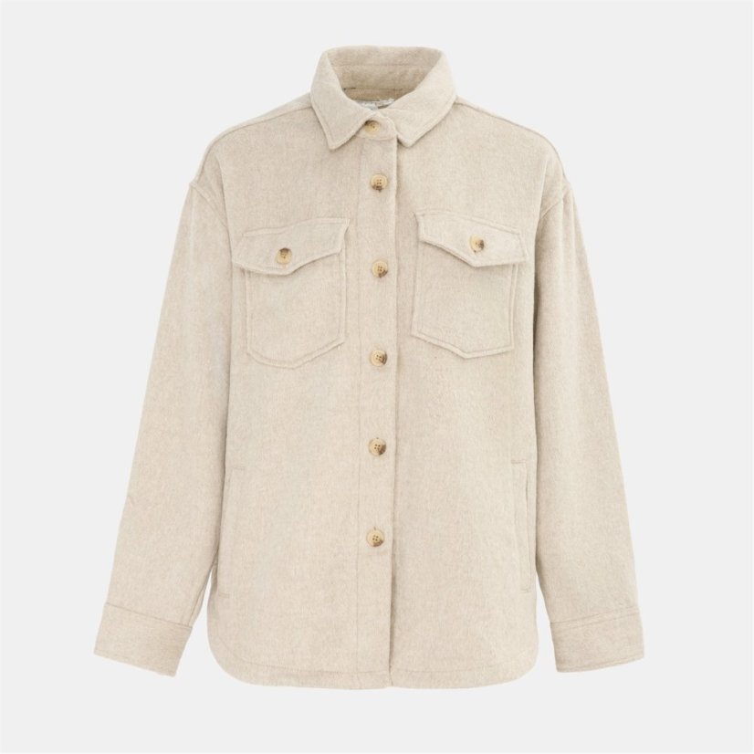 Miso Wool Shirt Ladies Light Beige