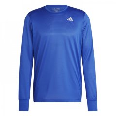 adidas Own The Run Long-Sleeve Top Adults Lucid Blue