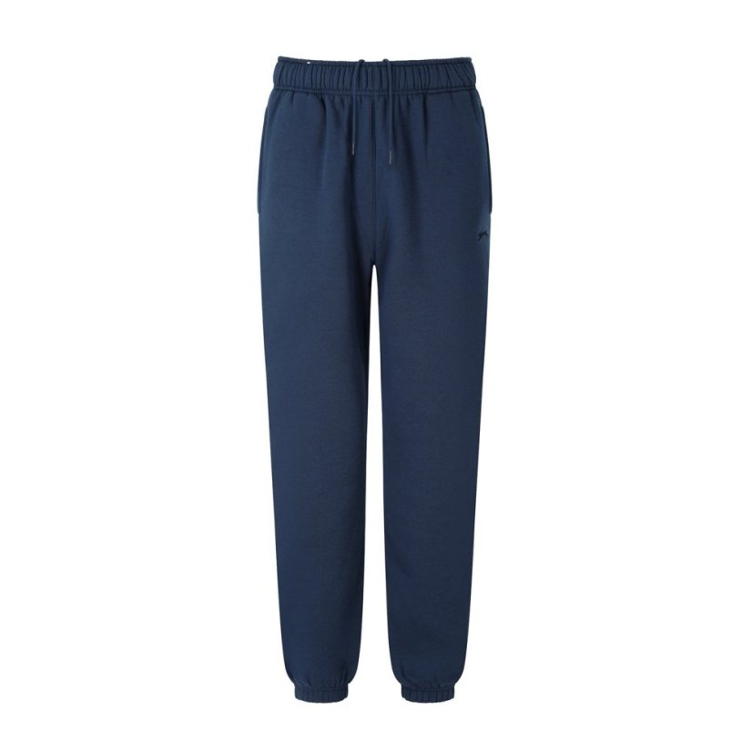 Slazenger Cuffed Fleece Jogging Pants Mens Steel Blue