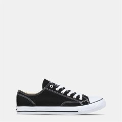 SoulCal Canvas Low Trainers Mens Black