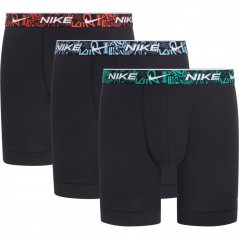Nike Boxer Brief 3 Pack Mens Black/Pic Red