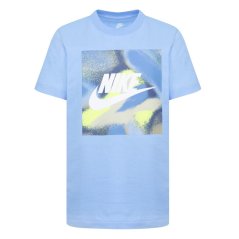 Nike Unisex Kids' Club Express Short Sleeve T-Shirt Psychic Blue