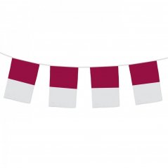 Official Bunting Maroon/White