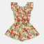 Name It Kids' Short-Sleeve Playsuit White/Tropical