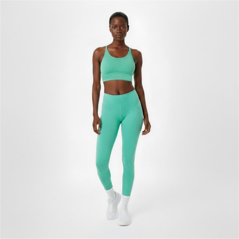 USA Pro UP Seamless Adjustable Sports Bra Dusky Green