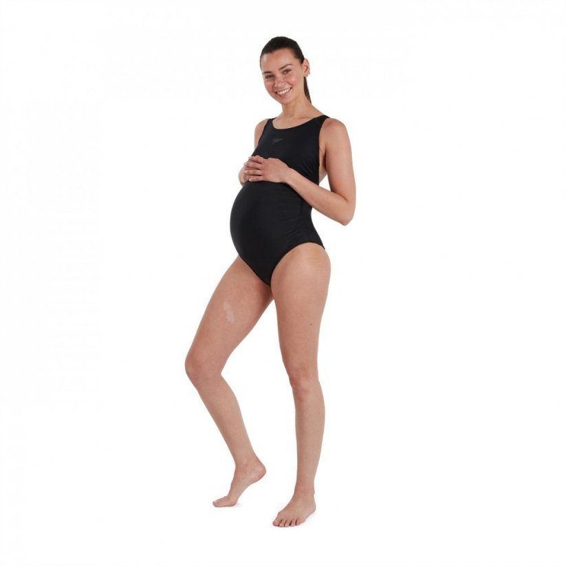 Speedo Maternity Swimsuit Womens Black